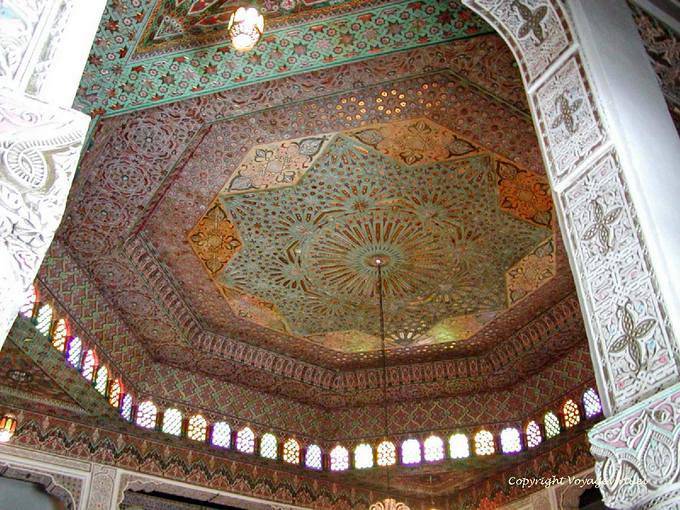 The fabulous Palace ceiling, Art Fes - Morocco