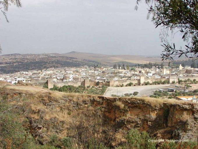 Panoramic city of Moulay Idriss, Fes El Jdid - Morocco