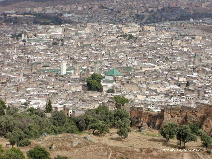 View of Fez from the Necropolis Mérinide - Morocco