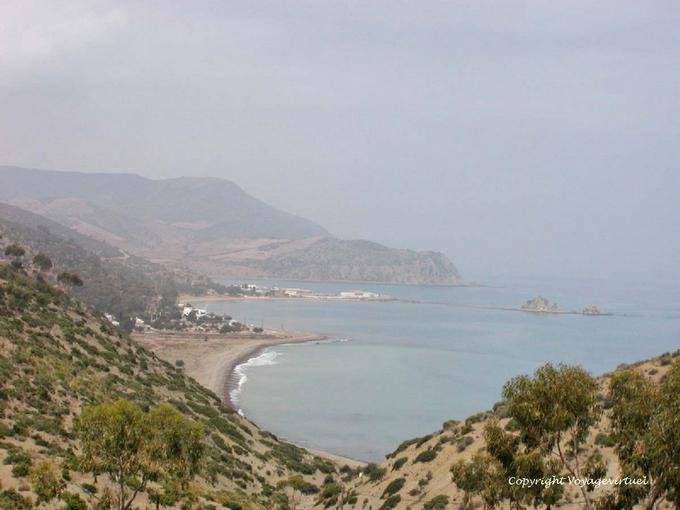 Panorama Cala Iris from the heights of the Rif - Morocco