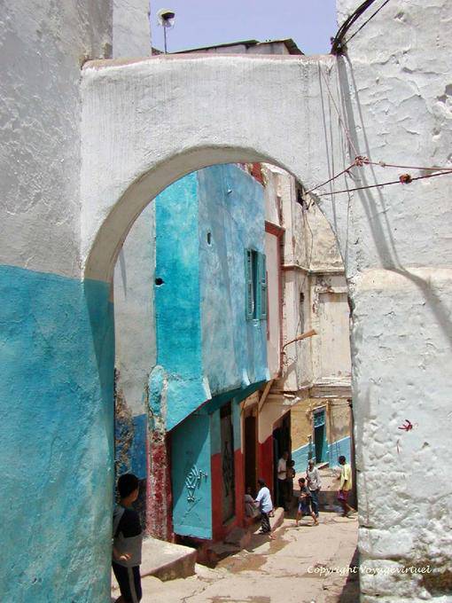 Alley and kids games, Medina Larache - Morocco