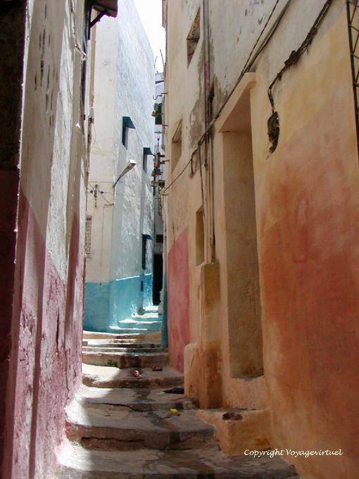 Warm colors and marches, old medina, Larache - Morocco