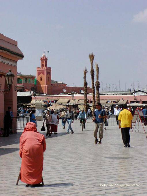 Arriving on the Djemaa el Fna, Marrakech - Morocco