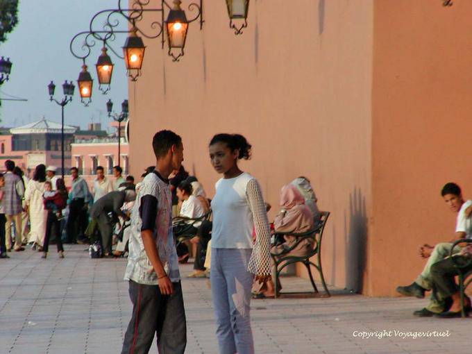 Dredge in the late afternoon, Marrakech - Morocco