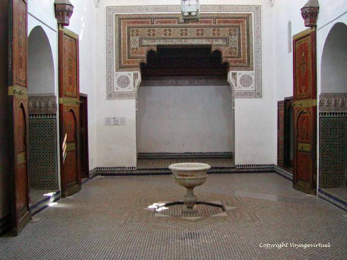 The private apartment of the noble wife Lalla Zineb, Bahia Palace, Marrakech - Morocco