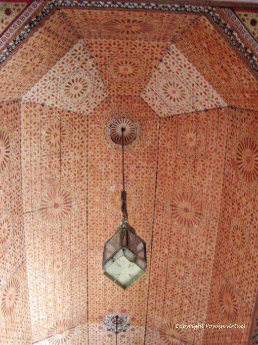 Ceiling Pointillism, Bahia Palace, Marrakech - Morocco