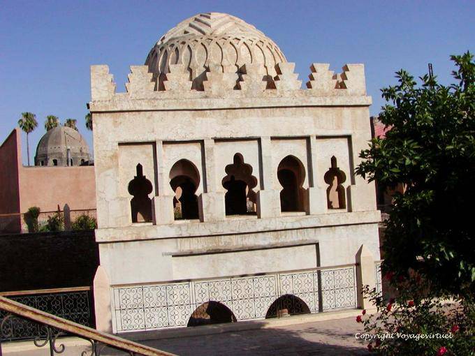 Qoubba Almoravid Koubba or Ba'Adiyn, Marrakech - Morocco