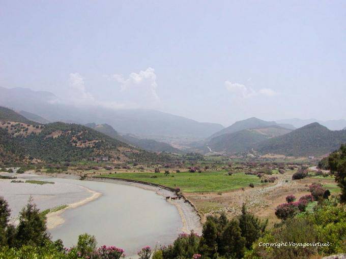 Panorama to Beni Ferten, Valley Oued Lau - Morocco