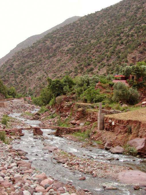 Frail bridge in the Ourika Valley - Morocco