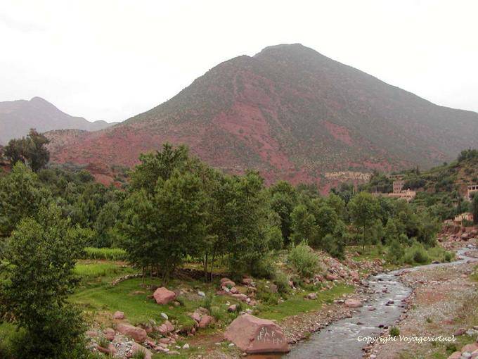 Landscape of Ourika valley - Morocco