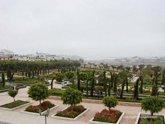 Rabat, the garden around the Mohammed V mausoleum - Morocco