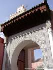 Decoration of the gate of a mosque in the Medina, Marrakech, Morocco.