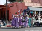 Musical event, rue Bahia Bab Mellah, Marrakech, Morocco.