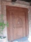 Cedar door, Marrakech, Morocco.