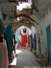 Alley arcade in the souk, Medina, Chefchaouen, Morocco.