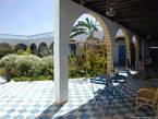 Essaouira, Dar Kenavo, view from the patio arcades, Morocco.