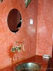 Ouzoud, a bathroom tadlak, Morocco.