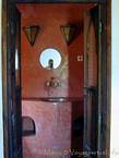 Ouzoud, another view of the bathroom, Riad, Morocco.