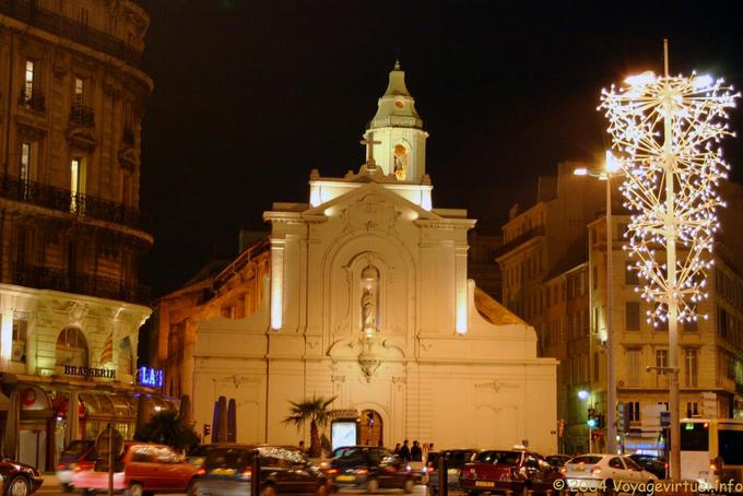 Augustinian Monastery by night, Marseilles - France