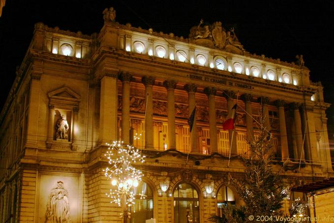 Facade of the opera in Marseilles - France