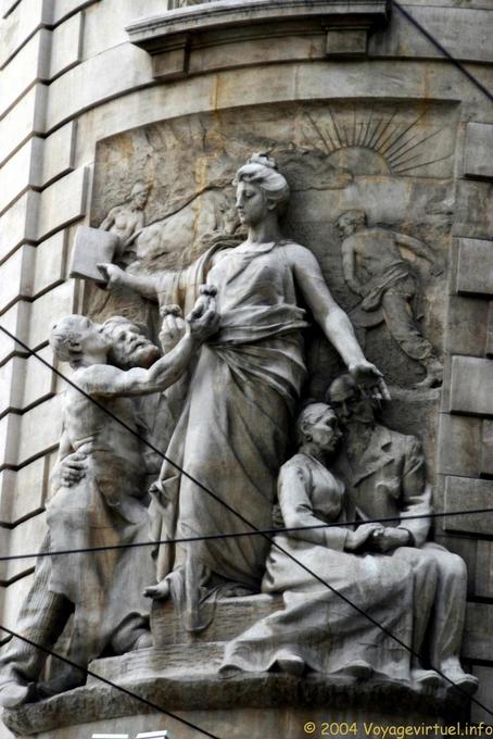 At the corner of the street, Marseilles - France