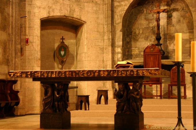 Master altar of Jean Bernard, Saint-Victor Abbey, Marseilles - France