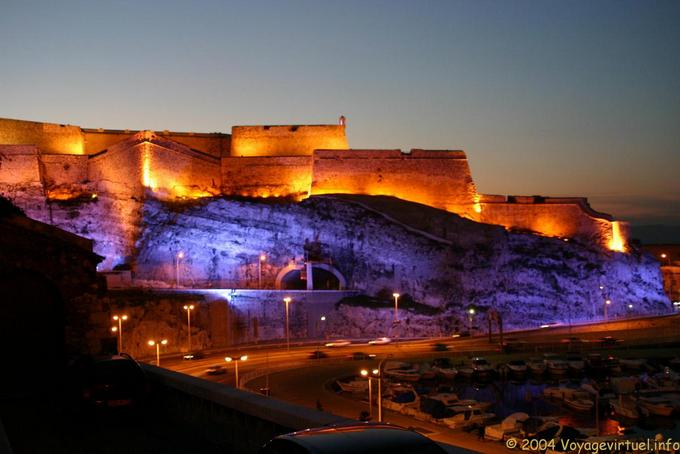 Walls of Fort Saint Nicolas, Marseilles - France
