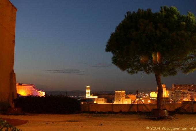 Marseilles at dusk - France