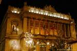 Facade of the opera in Marseilles, France.