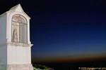 Mini chapel and night sky, Marseilles, France.