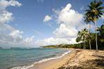 Beach on the Caravelle, Anse l'Etang, Martinique.