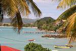 Panorama on the shores of St. Anne, Martinique.