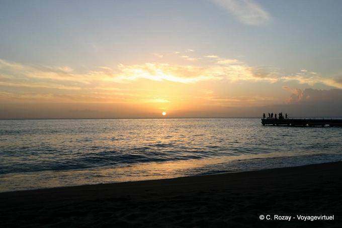Le Carbet, sunset - Martinique
