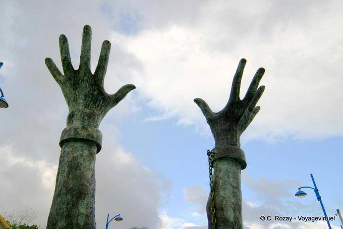 Liberation from slavery monument, The Preacher - Martinique