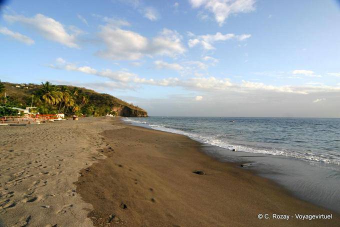 The beach Carbet - Martinique