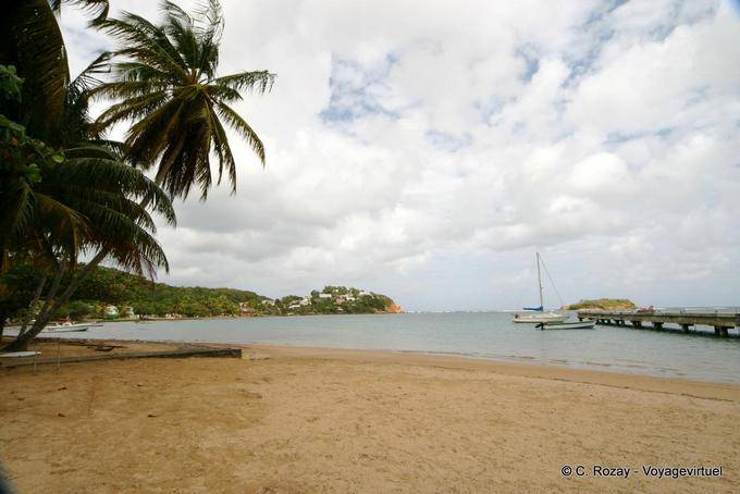Tartane Beach on the peninsula of La Caravelle - Martinique