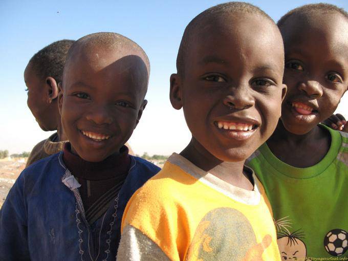 Boghé smile of Mauritanian children, Mauritania