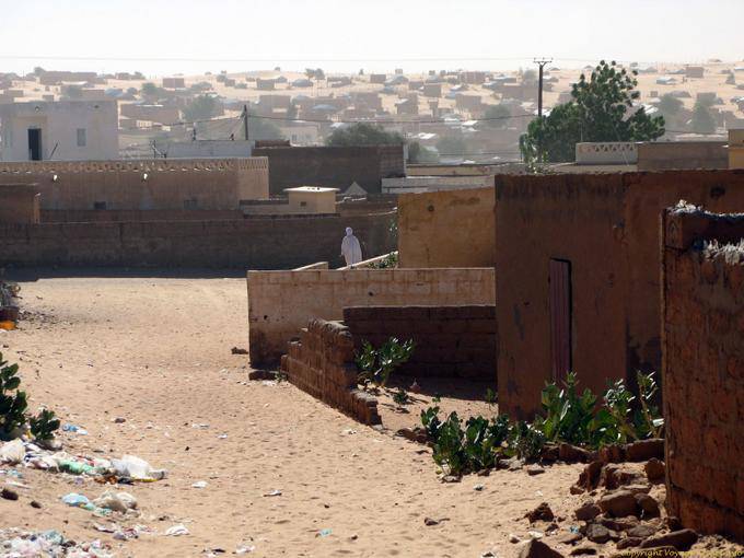 In a street of the city, Boutilimit, Mauritania