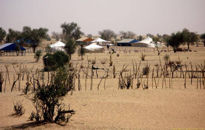 Tent, Road Boutilimit to Boghé, Mauritania