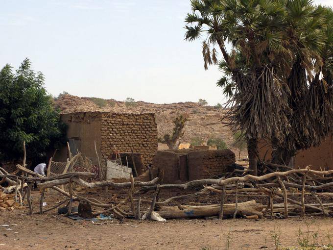 Souffa, house bricks, Mauritania