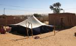 The large traditional tent, Boutilimit, Mauritania.