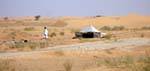 Nomad tent, between Nouakchott and Morocco's border, Mauritania.