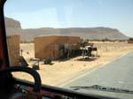 View from the cab of the truck, Hope Road, Mauritania.