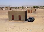 Maure Housing and old car, Hope Road, Mauritania.