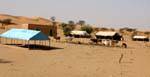 Housing and stable tent, Road of Hope, Mauritania.