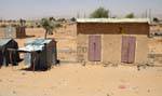 Square house and wood shed, Hope Road, Mauritania.