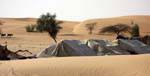 Encampment of nomads, Road of Hope, Mauritania.