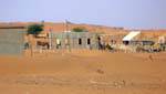 Sand and homes, Road of Hope, Mauritania.