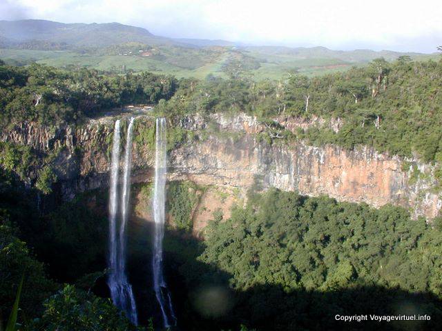 The cascade of Chamarel, Mauritius.