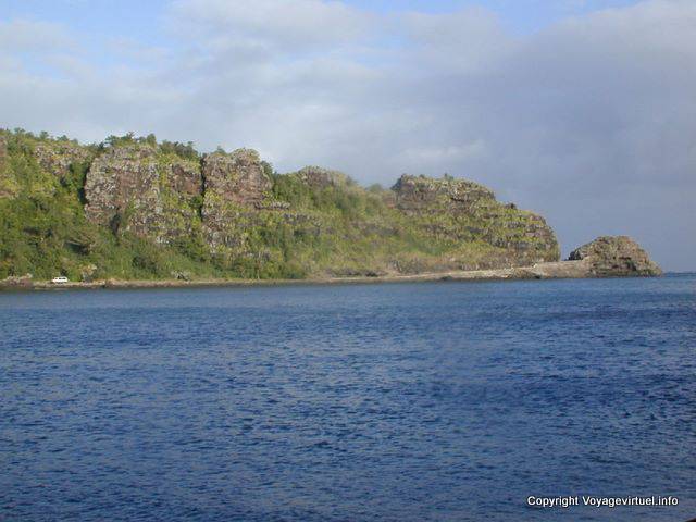Landscape of Baie Du Cap, Mauritius.